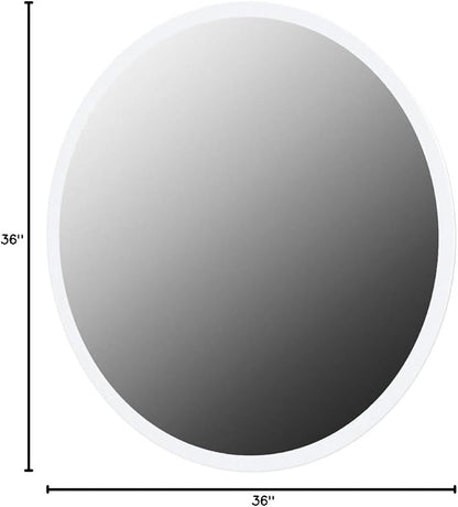 Better Bevel Frameless Round Mirror - Image 10
