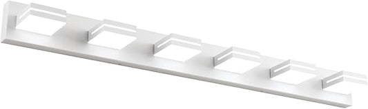 SineRise LED Modern Bathroom Vanity Light Fixtures, Matte White Modern Acrylic by SINERISELIGHTING