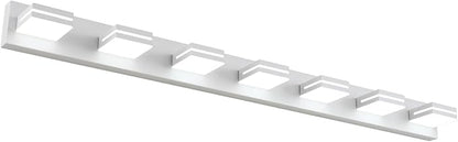 SineRise LED Modern Bathroom Vanity Light Fixtures, Matte White Modern Acrylic by SINERISELIGHTING
