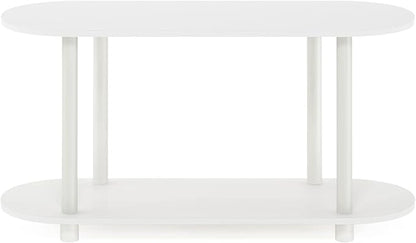 Furinno Turn-N-Tube Display Shelf, 4-Tier Oval Book Shelf, Storage Shelves - Image 6