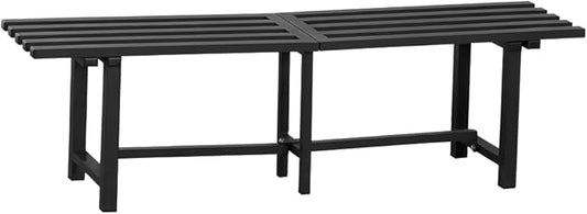 Chic & Robust 300 LBS Capacity Aluminum Plant Stand - Your Indoor & Outdoor Plant Display Solution, Size: L47.2 x W11.4 x H19.7 inch.