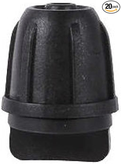 20 Pack Quick-Connect Locking 1/4" Drip Irrigation End Plug Connectors, Upgraded Plug Fittings for 1/4 Inch Irrigation Tubing, Drip Kit (End Plug - 20 Pack)