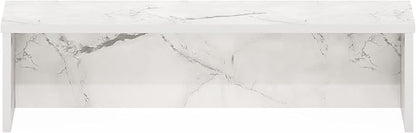Furinno Helena Kitchen Counter Stackable Organizer Shelf, Marble White - Image 6
