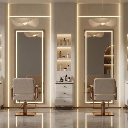 Full Length Mirror with Lights, Full Body Dressing Standing Mirrors with - Image 8