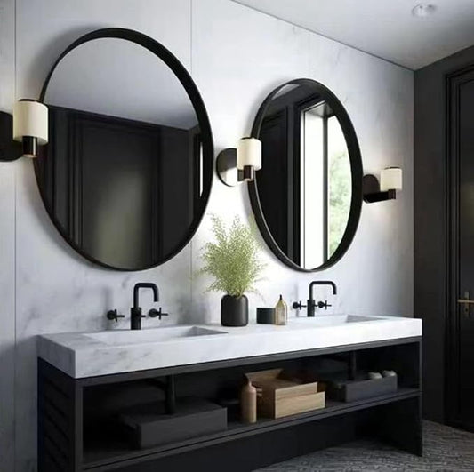 USHOWER 2- Pack Bathroom Mirrors by USHOWER