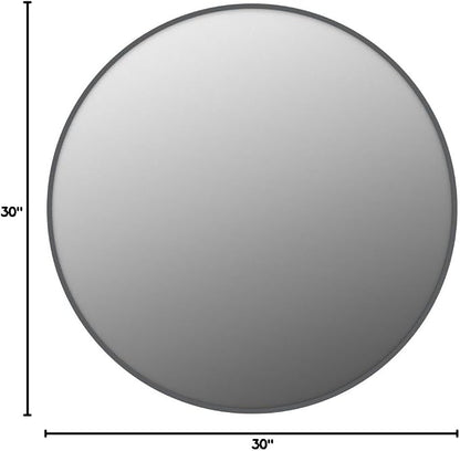 Antok 30 Inch Round Mirror for Wall, Round Bathroom Mirror, Circle Wall Mirrors - Image 9
