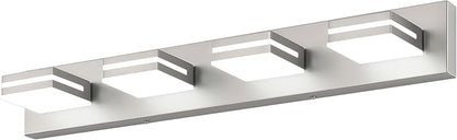 SineRise LED Modern Bathroom Vanity Light Fixtures, Brushed Nickel Modern by SINERISELIGHTING