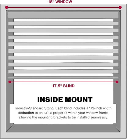 LOTUS & WINDOWARE Cordless Mini Blind, Window Blinds - Image 4