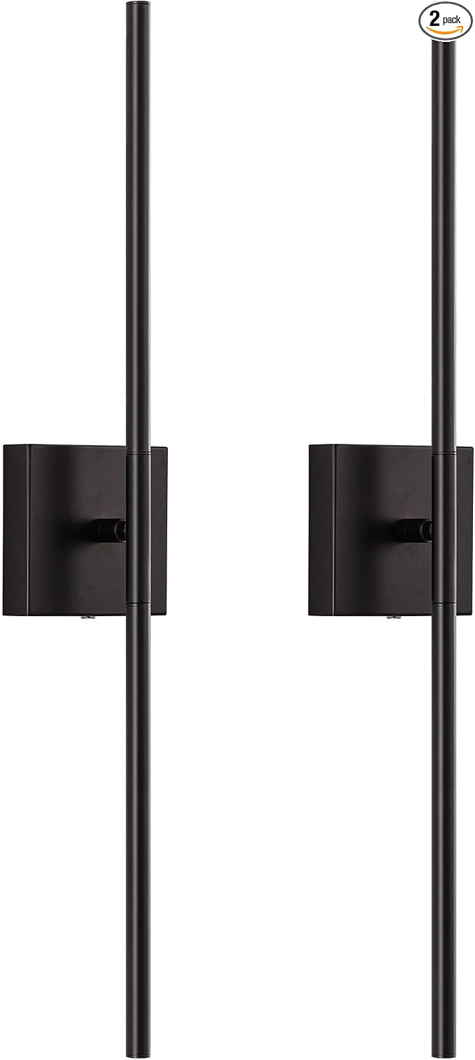 KDG Cordless Wall Sconces Set of 2, Wireless 5200mAh Rechargeable Battery by KDG