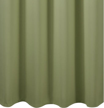 LEMOMO Blackout Curtains 66 x 54 Inch Long Sage Green Curtains Set of 2 Panels - Image 8