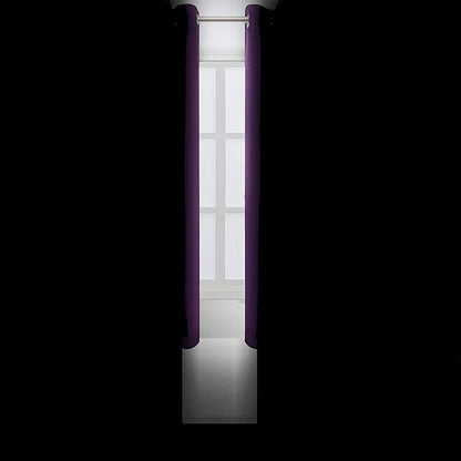 LEMOMO Purple Blackout Curtains 34 x 63 Inch Length/Set of 2 Curtain - Image 3
