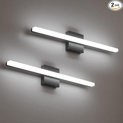 Combuh 2 Pack Bathroom Light Fixtures Black Vanity Lights Bar 24 Inch 14W by Combuh