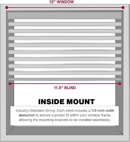 LOTUS & WINDOWARE Cordless Mini Blind, Window Blinds - Image 4