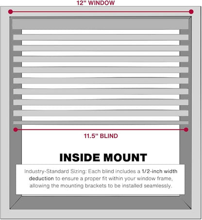 LOTUS & WINDOWARE Cordless Mini Blind, Window Blinds - Image 4
