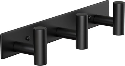Wall Mounted Coat Rack-3 Hooks, Heavy Duty Stainless Steel Wall Hooks by VINHOLD
