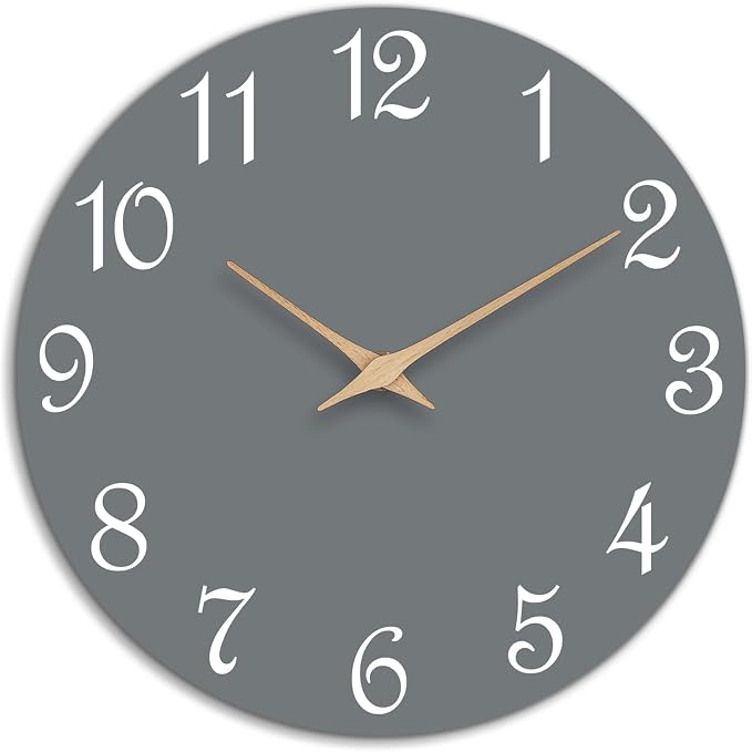 Mosewa Wall Clock Silent Non Ticking Decorative by MOSEWAWALLCLOCK