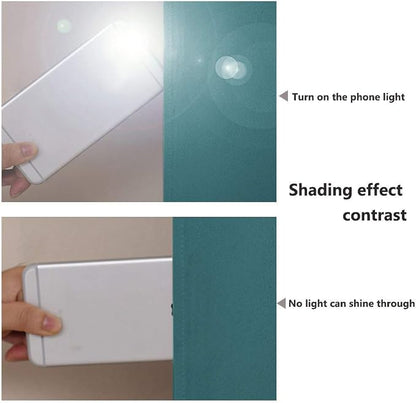 NICETOWN 100% Blackout Window Curtain Panels, Sea Teal, 2 Pieces, 42-inch Wide - Image 3