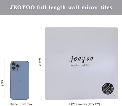 JEOYOO Full Length Mirror Unbreakable Gym Mirrors - Image 3