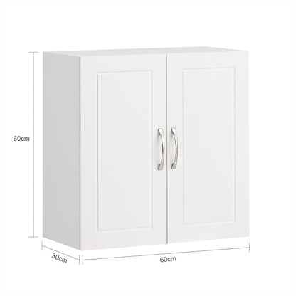SoBuy Kitchen Wall Cabinet for Laundry Room, Medicine Cabinet for Bathroom - Image 2