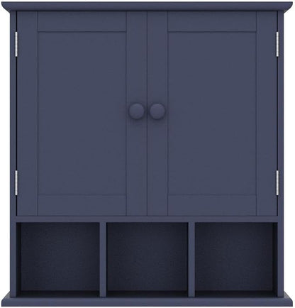 TaoHFE Blue Bathroom Over The Toilet Storage Cabinet, Wall Medicine Cabinet - Image 5