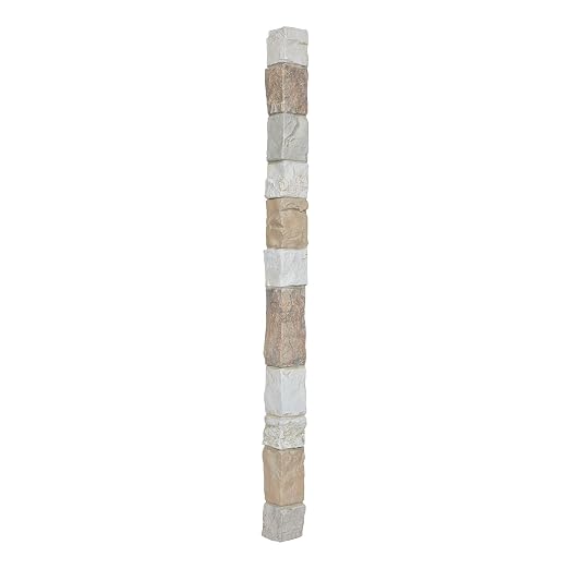 AZ Faux High-Density Polyurethane Faux Stone Flush Outside Corner by AZFaux