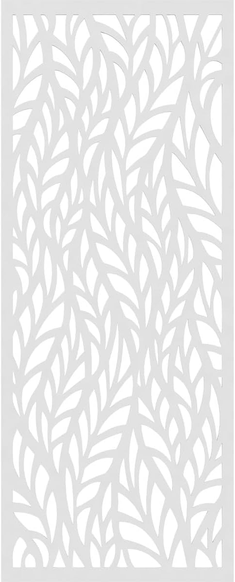 29 3/8"W x 74 3/8"H x 3/8"T Ortonville Decorative Fretwork Wall Panels in - Image 2