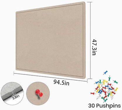 Extra Large Bulletin Board, 96 X 48 inches Cork Board - Image 4