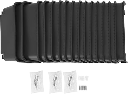 16 Pack Vertical Garden Planter, 13 inch Wall Mounted Planter - Image 9