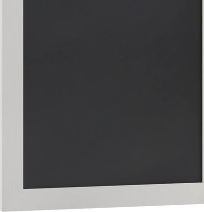 HBCY Creations 20" X 30" Matte White Solid Wood Frame Wall Chalkboard, Magnetic - Image 5