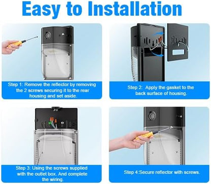 30W Mini LED Wall Pack Light - Image 4
