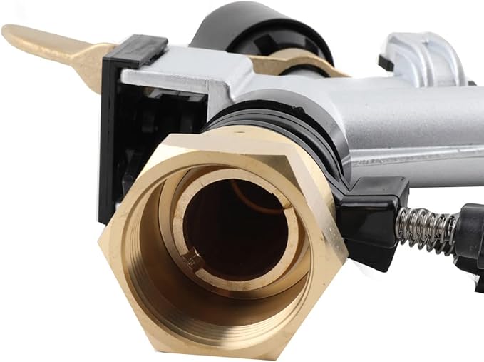 1.5" 360° Adjustable Impact Spray Gun Sprinkler with Nozzle Set, Water Spray Gun Large-Area Agriculture Irrigation Spray Gun Watering Sprinkler for Garden Farm Lawn