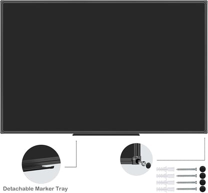 JILoffice Magnetic Chalkboard/Black Board 72 x 40 Inch - Image 2