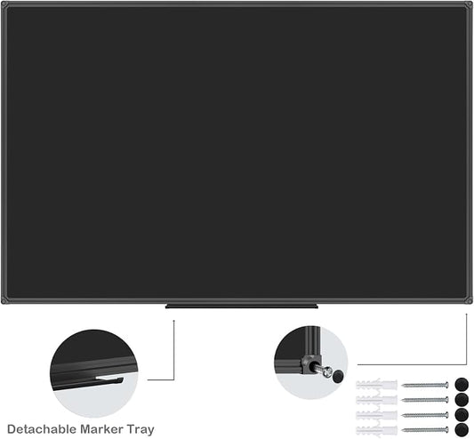 JILoffice Magnetic Chalkboard/Black Board 72 x 40 Inch - Image 2