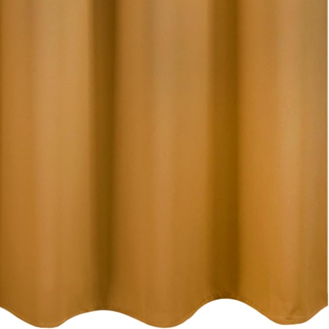 LEMOMO Mustard Yellow Thermal Blackout Curtains/42 x 84 Inch/Set of 2 Panels - Image 8