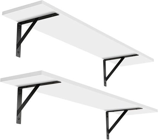 DINZI LVJ Long Wall Shelves, 31.5 x 7.9 x 6.1 Inches, Easy-to-Install, Large by DINZILVJ