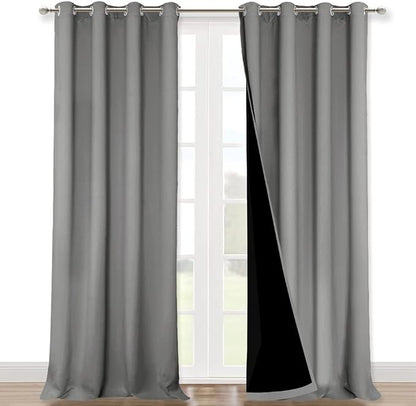 NICETOWN Full Shade Curtain Panels, Pair of Energy Smart & Noise Blocking Out by NICETOWN