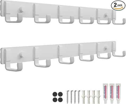 Coat Rack Wall Mount, Heavy Duty Wall Coat Hanger by Geobella