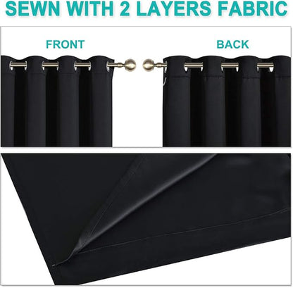 NICETOWN 100% Blackout Curtains - Image 5