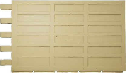 EverStone Aged Brick Faux Brick Panel, 46 7/8"W x 27"H x 1 1/4"D, Ash Color - Image 5