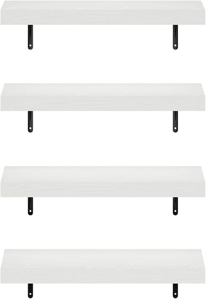 Furinno Tanna Floating Shelves for Wall Set of 4, 22-Inch Wall Shelf, Triple - Image 6