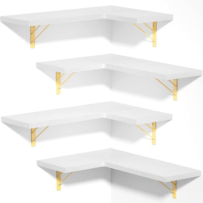 Love-KANKEI Corner Shelf Wall Mounted, Floating Wall Shelves by Love-KANKEI