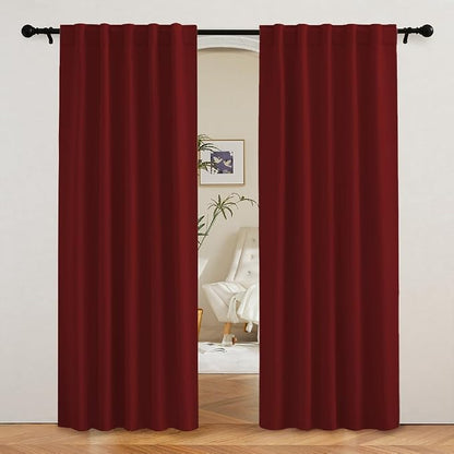 RYB HOME Blackout Curtains for Living Room, Privacy Thermal Insulating Window by RYBHOME