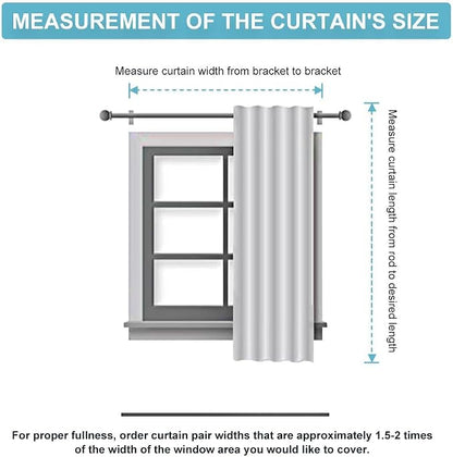 RYB HOME Blackout Curtains for Bedroom, Window Shades Thermal Insulating - Image 7