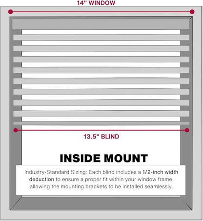 LOTUS & WINDOWARE Cordless Mini Blind, Window Blinds - Image 7