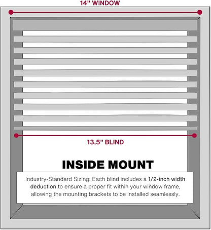 LOTUS & WINDOWARE Cordless Mini Blind, Window Blinds - Image 4
