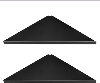 evron Corner Mounting Shelf Set of 2 – Easy to Install Floating Wall Shelves by evron