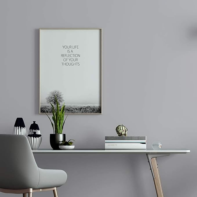 practicalWs Gray Self-Adhesive Wallpaper SelfA-dhesive Film Stick Paper Easy to - Image 2