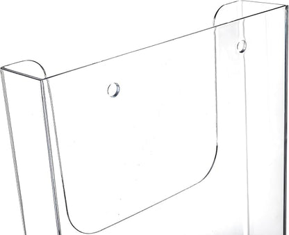 3 Pack Acrylic Brochure Holder, 8.5 x 11 Inch Brochure Holder Wall Mount - Image 5