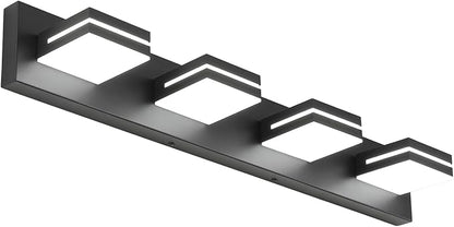 SineRise LED Modern Bathroom Vanity Light Fixtures, Matte Black Modern Acrylic by SINERISELIGHTING