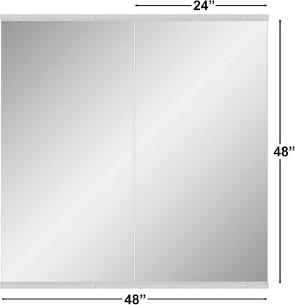 Ruomeng Home Gym Mirror, Large Frameless Body Mirror Tempered Glass - Image 3